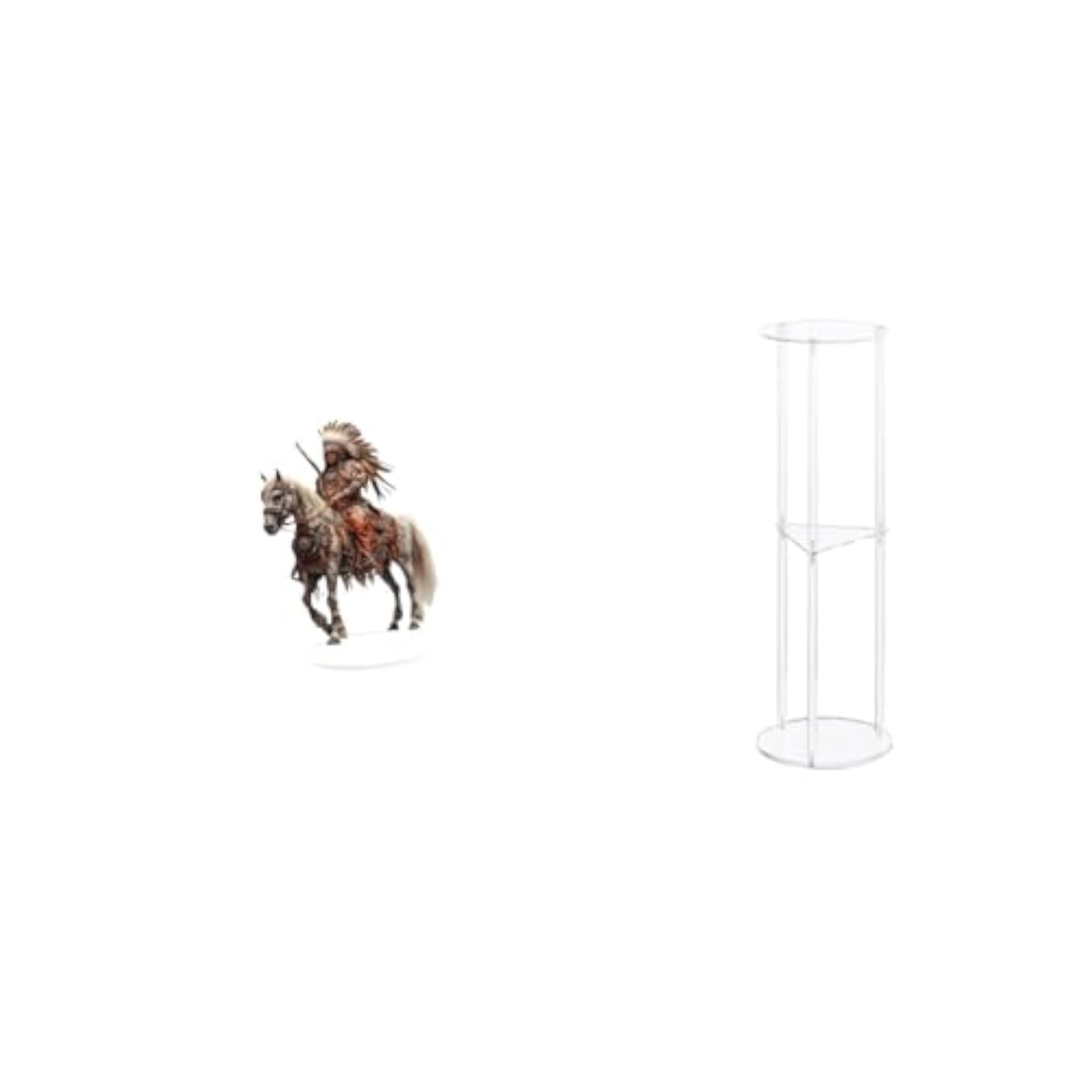 Acrylic Knight Ornament Table Centerpiece Waterproof Gift